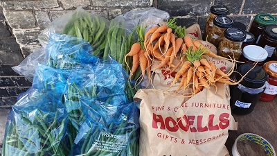 Produce from the alotment fayre